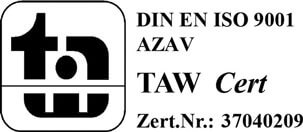 TAW-Cert-DIN EN ISO 9001 TAW-Cert-DIN EN ISO 9001